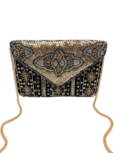 Handmade Beaded Clutch Handbag