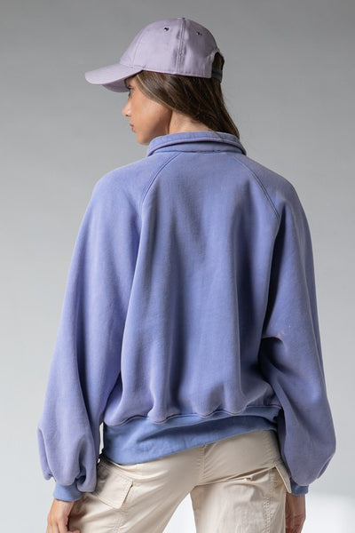 Piper Snap Collared Sweatshirt