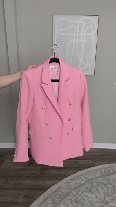 Ainsley Double Breasted Statement Blazer