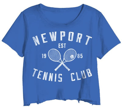 Newport Tennis Cropped Tee