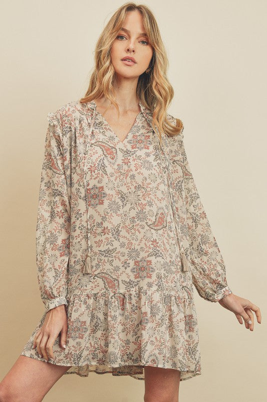 Paisley swing dress hotsell