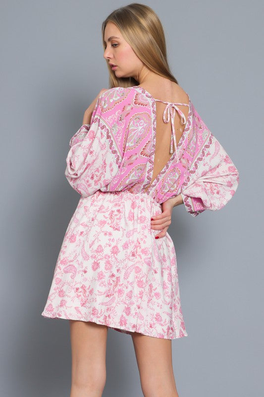 Sasha Dolman Sleeve Mini Dress – Style Trolley