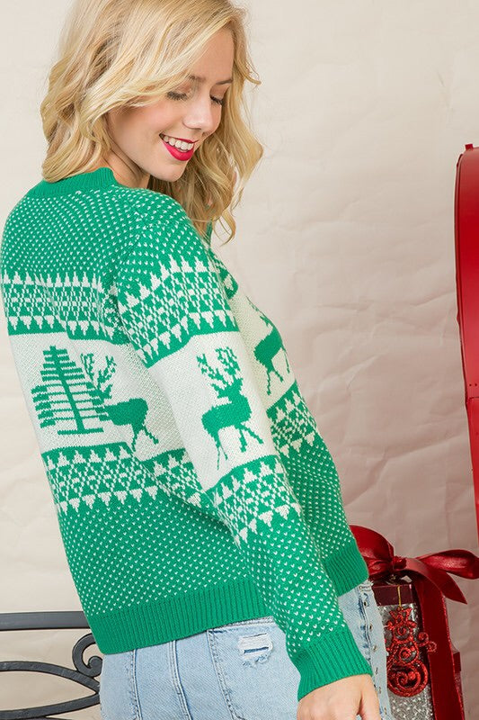 Festive holiday sweater-Sweater-Style Trolley