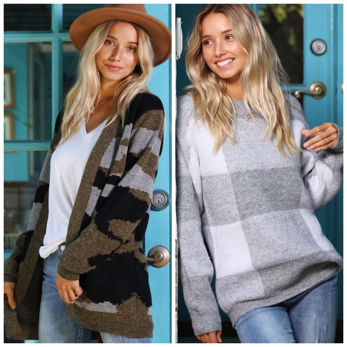 The Maya Plaid Crewneck Sweater-Sweater-Style Trolley