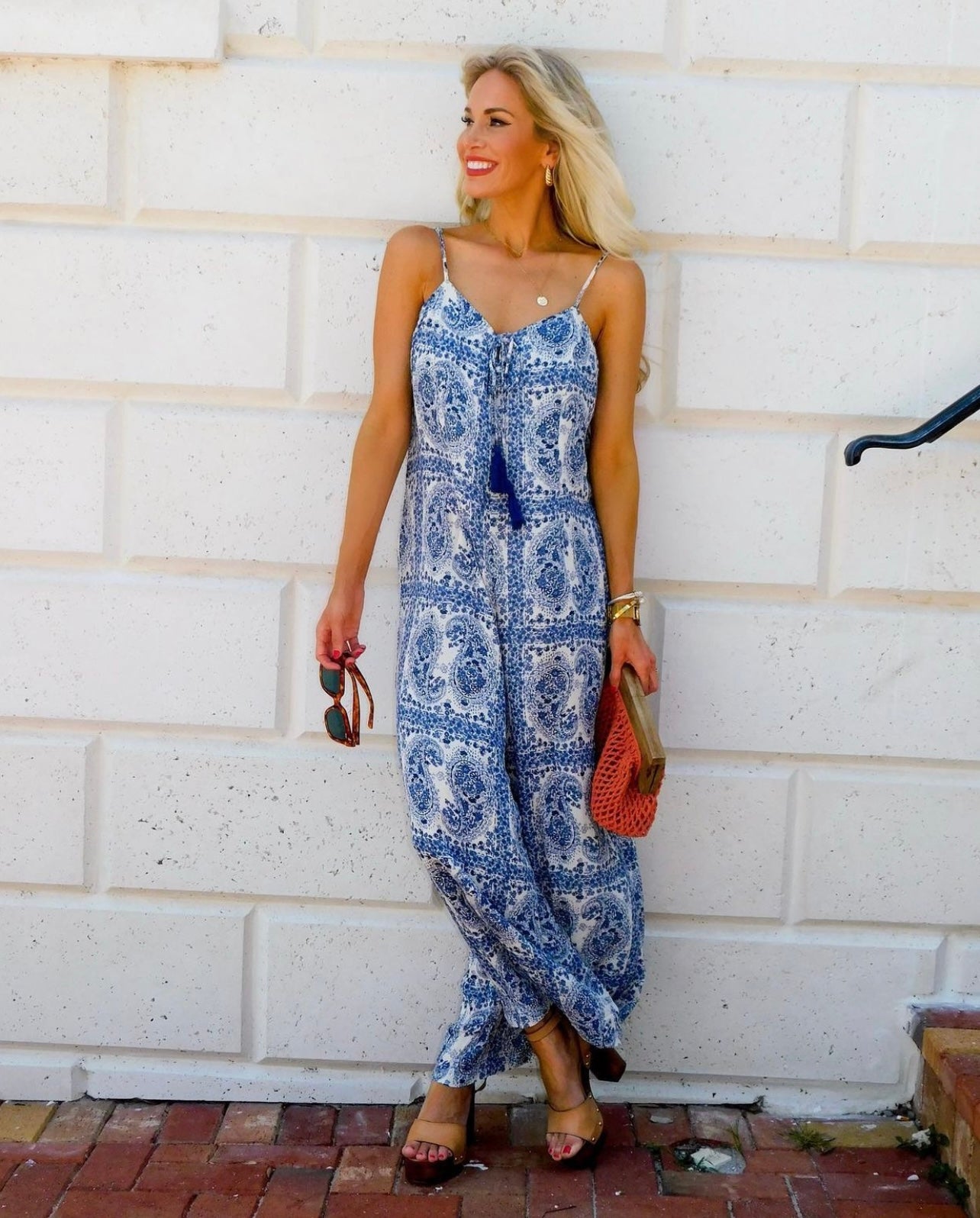 Paisley Scarf Relaxed Jumpsuit