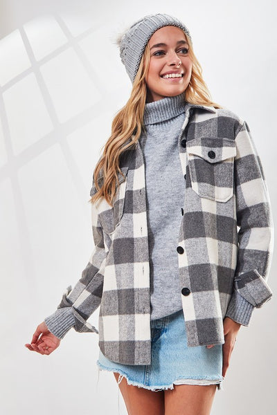 The Carrie Plaid Shacket