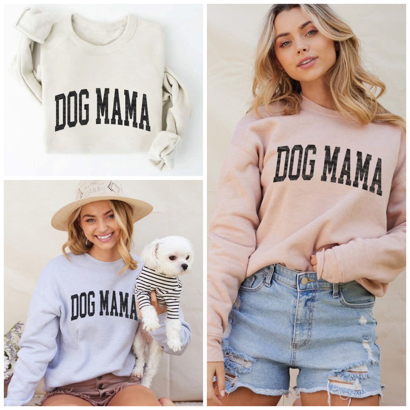 DOG MAMA Unisex Crewneck Sweatshirt