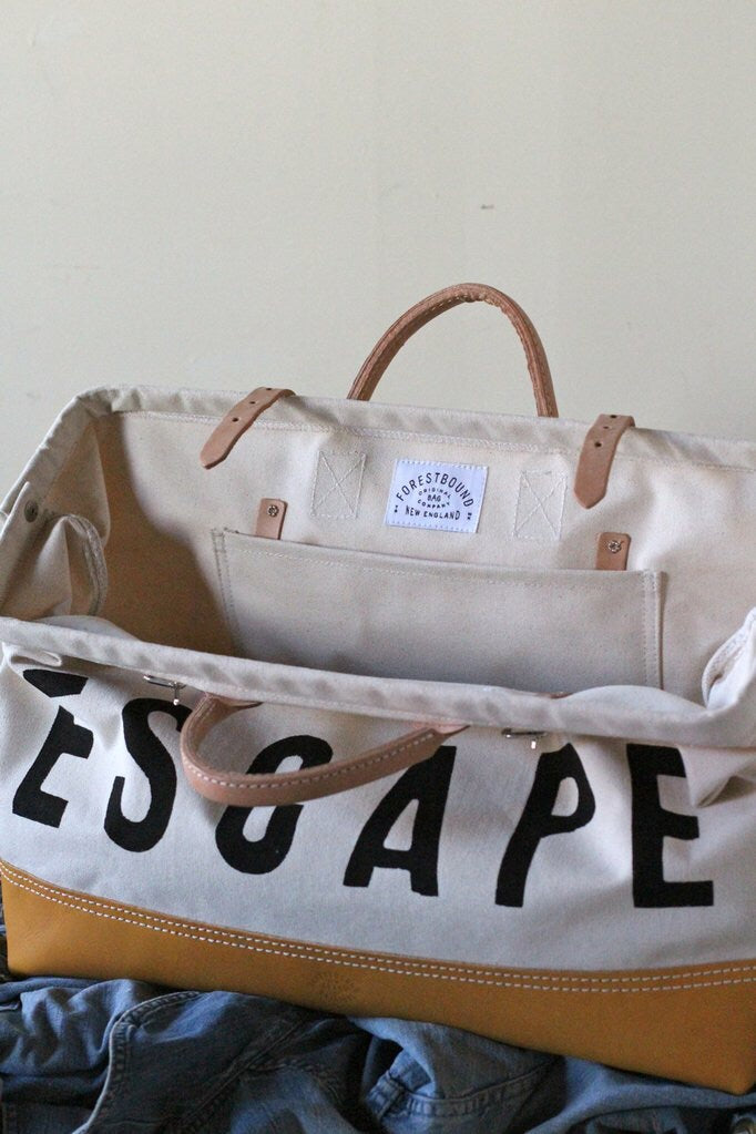 Forestbound ESCAPE Weekender Canvas Tote Style Trolley