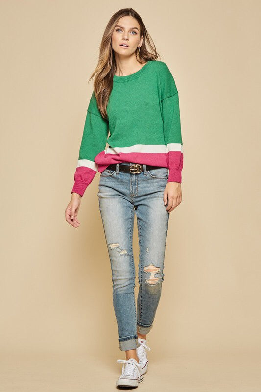 The Abby Jewel Tone Sweater-Sweater-Style Trolley