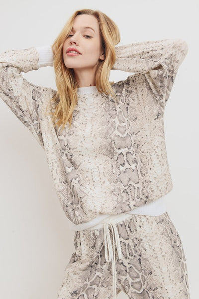 Snake Print Mini Thermal Top-Top-Style Trolley