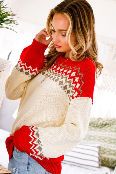 Fair Isle Holiday Sweater