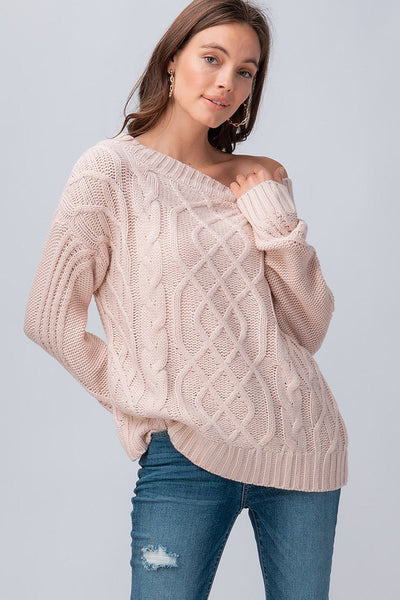 The Cortne Cableknit Sweater