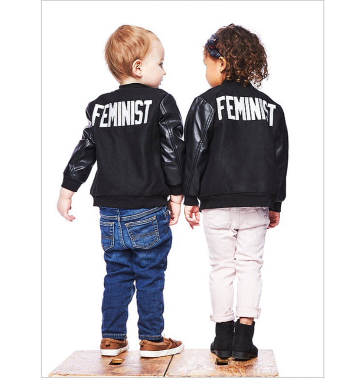 Kid’s Feminist Varsity Jacket-Style Trolley