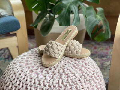 Sookie Woven Sandal - Taupe