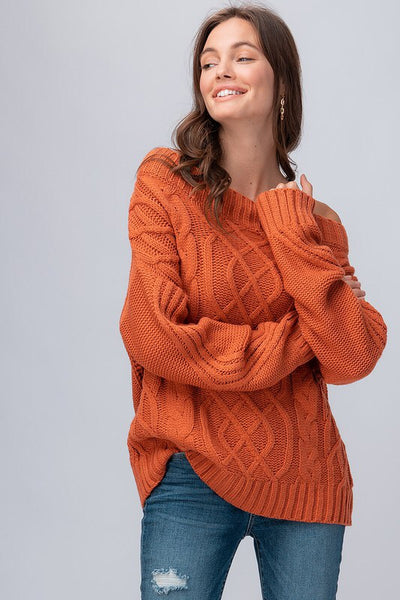 The Cortne Cableknit Sweater