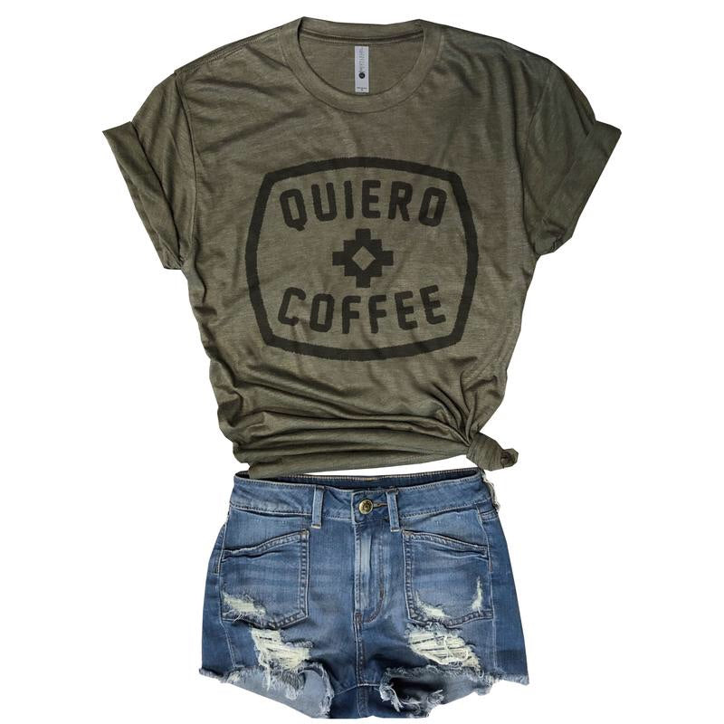 Quiero Coffee Unisex Tee-T-shirt-Style Trolley