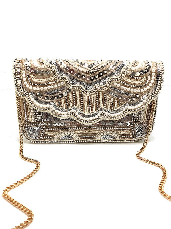 The Gatsby Beaded Clutch