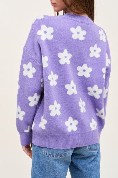 The Finley Floral Crewneck Sweater