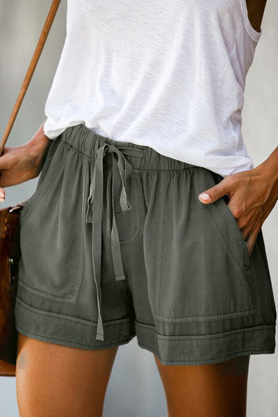 The Lily Essential Cotton Shorts-Shorts-Style Trolley