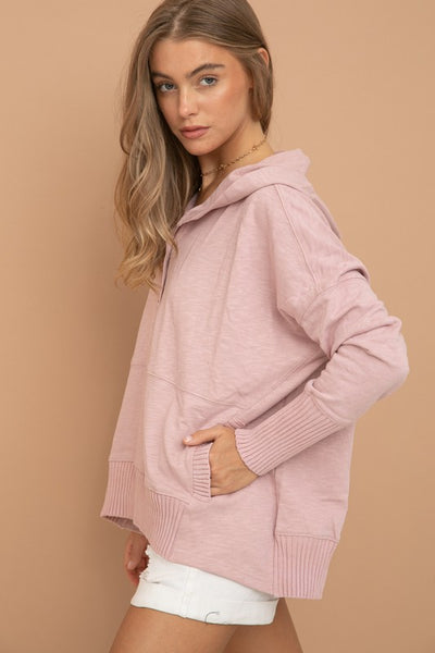 Bailey Quarter Snap-up Hoodie Pullover