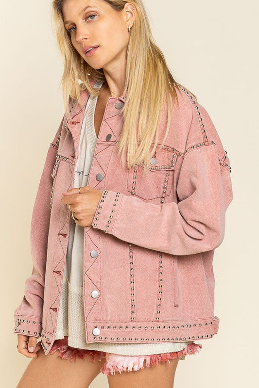 Style Trolley Feminist Embroidered Varsity Jacket