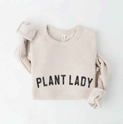 Plant Lady Unisex Crewneck Pullover Sweatshirt