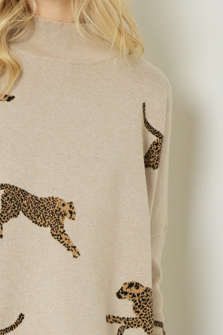 Other stories leopard sweater best sale