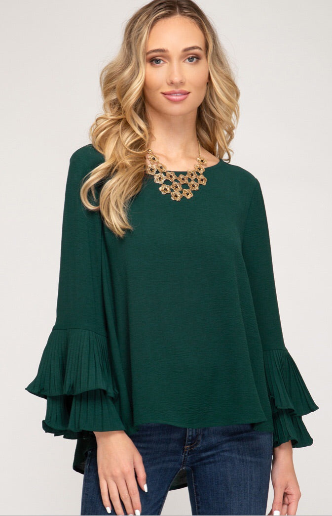 Cecilia Bell Sleeve Top-Top-Style Trolley
