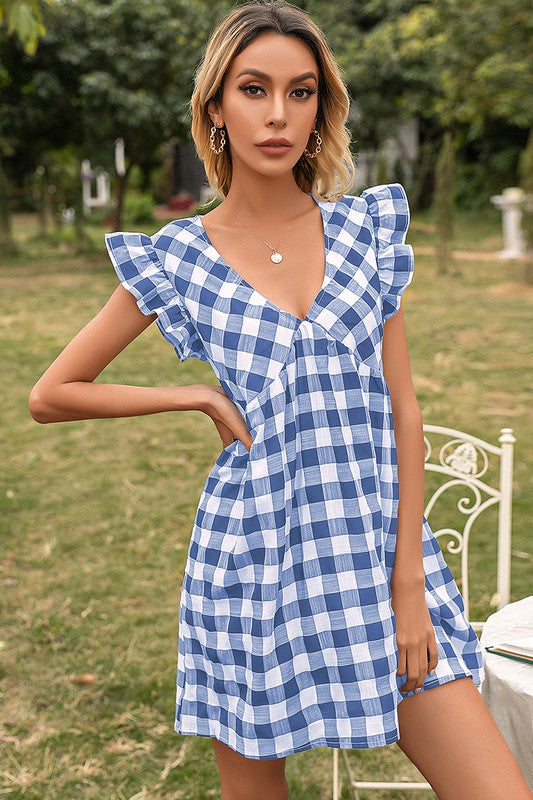 Andie Gingham Check Sundress