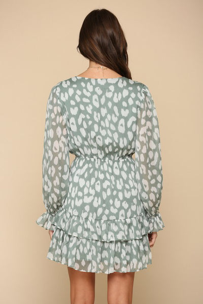Jade Chiffon Dress-Dress-Style Trolley