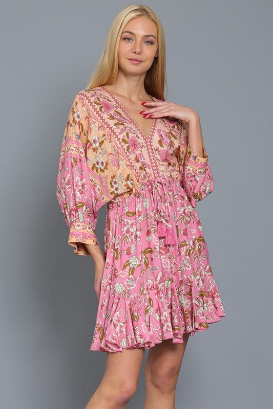 Sasha Dolman Sleeve Mini Dress