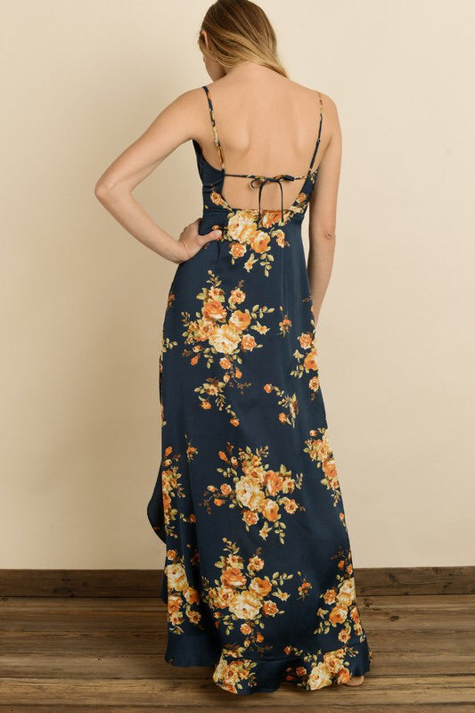 Kristin Floral Print Maxi-Dress-Style Trolley