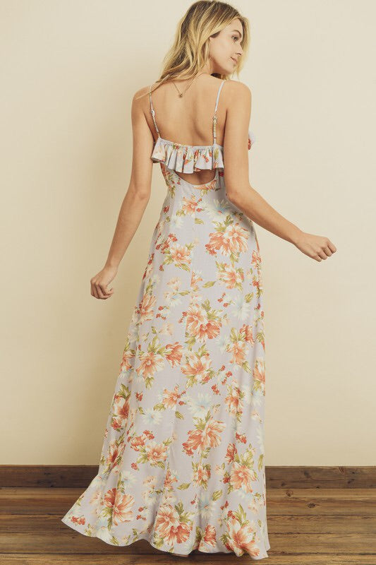 Blossom Button Down Maxi-Dress-Style Trolley